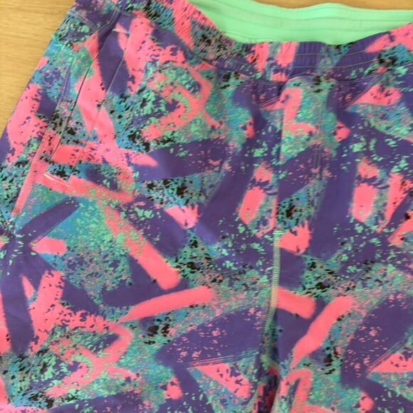 Birddogs Boomstick Men’s XL Colorful 90s Style Graffiti Paint Athletic Short - Picture 6 of 9